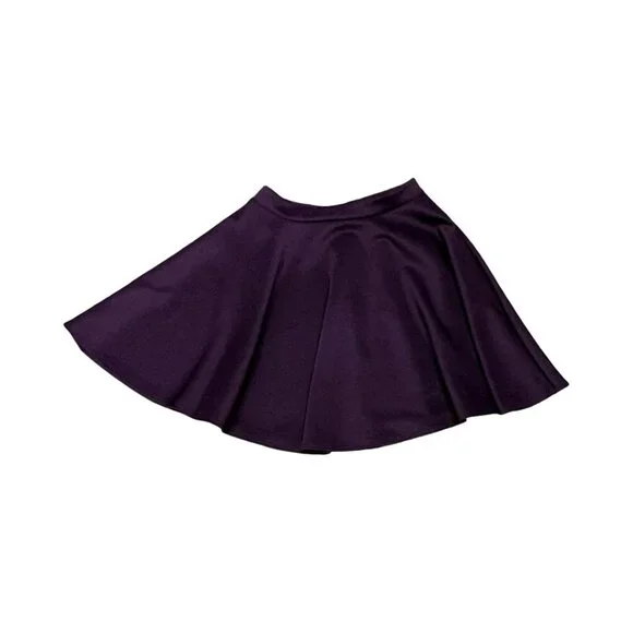 Women's Stretchy Flared Mini Skater Skirt - Picture 2 of 4